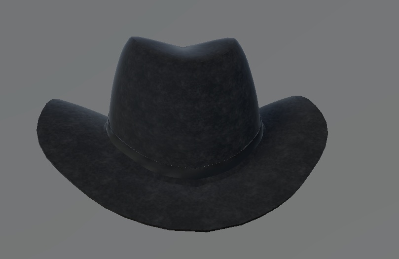 『カウボーイハット 黒』