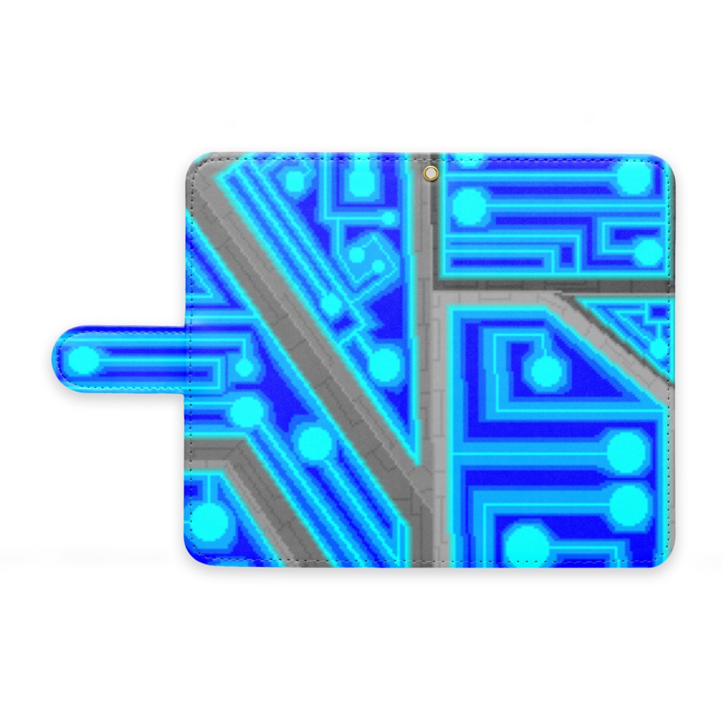 Androidを包む青電子回路