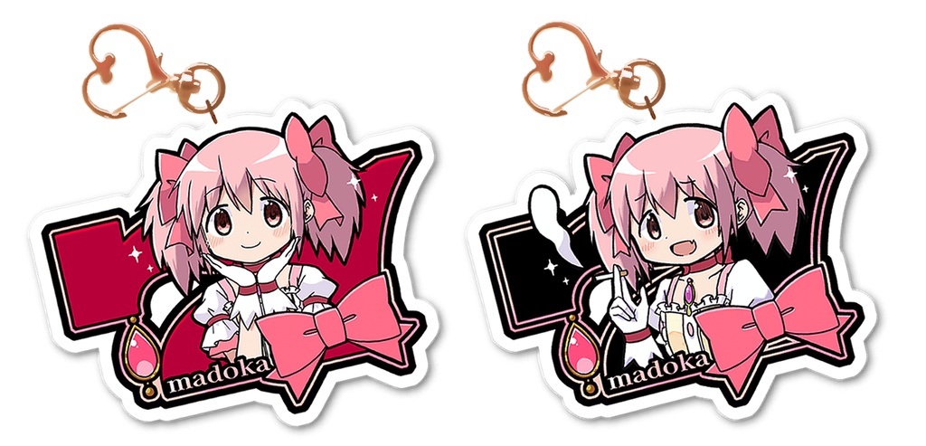 7図柄ホログラムアクリルキーホルダー