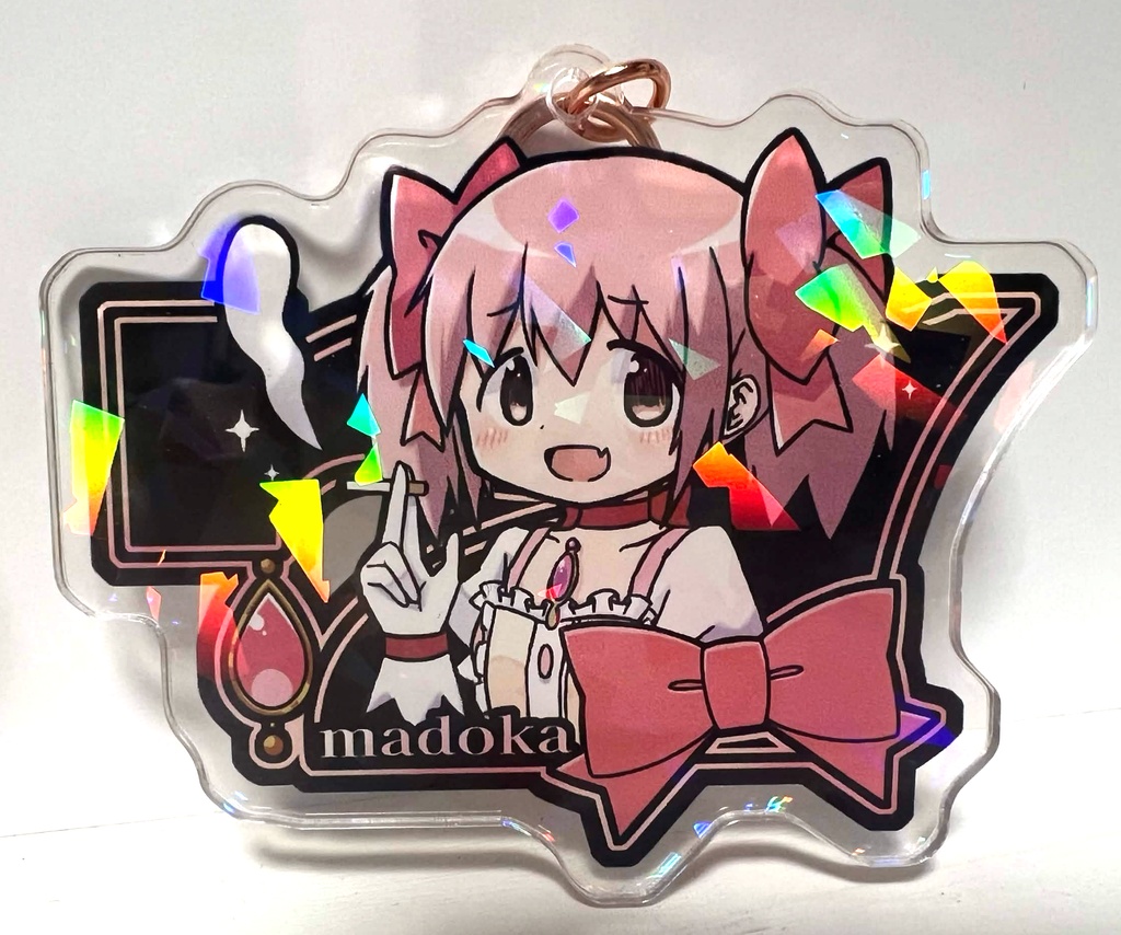 7図柄ホログラムアクリルキーホルダー
