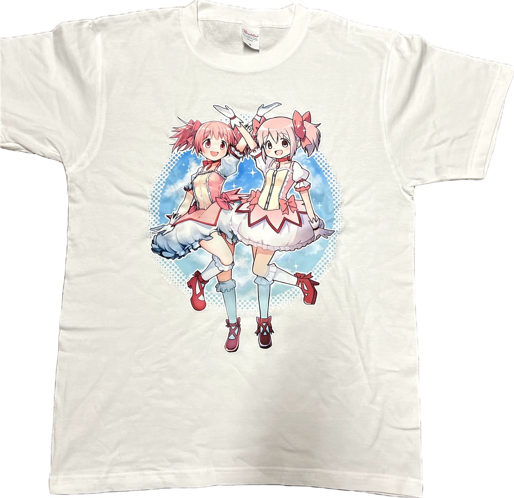 Wまどか白Tシャツ