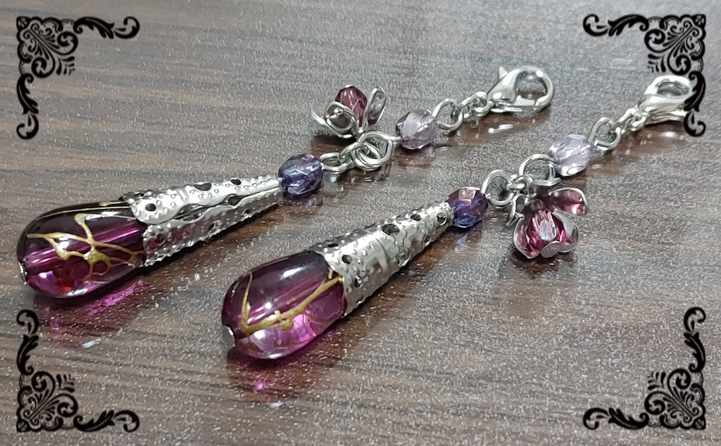 【踊り子殺無生マスクチャーム】両耳セット