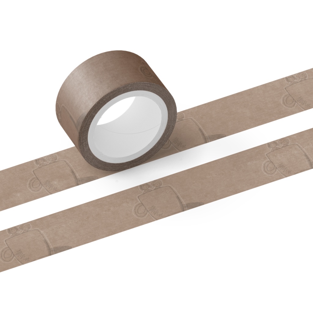 カップに入った大形くんとチョコちゃん