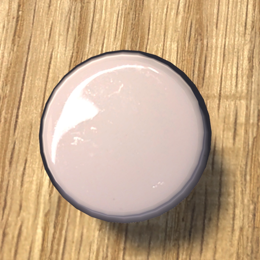 【3dモデル】パンケーキ2段 type1 白