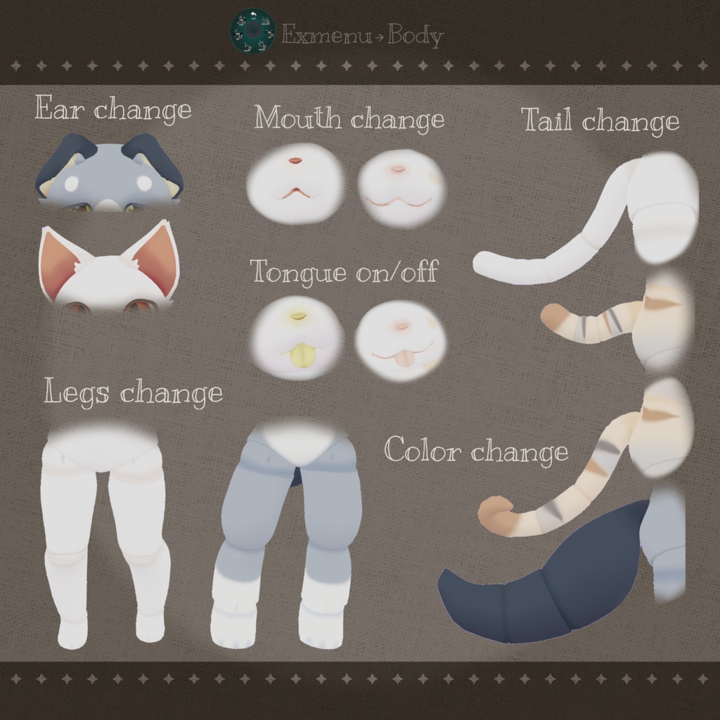 Marionette Cat 【Quest・PB対応オリジナル3Dモデル】