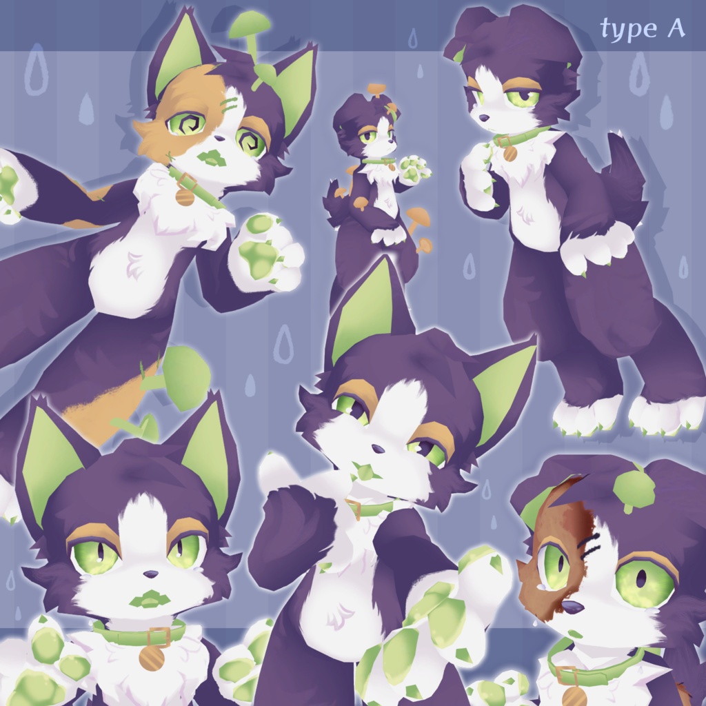 ヨナキイヌ【Quest・PB対応オリジナル3Dモデル】