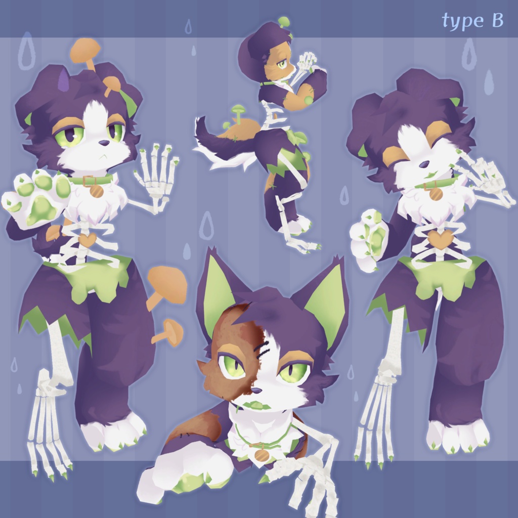 ヨナキイヌ【Quest・PB対応オリジナル3Dモデル】