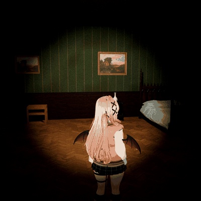 ホラーの暗闇・見ている所だけ照らす懐中電灯|「闇照らし」VRChat ワールド用【PC/Quest】