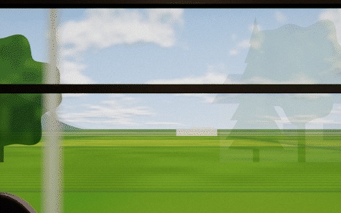 【VRChatワールド】電車の窓の外が流れる車窓シェーダー「シャソウ」電柱・田園・夜景・雪・トンネル【PC/Quest】