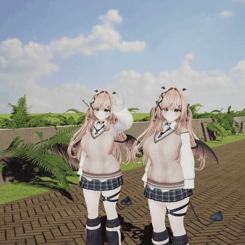 写真にだけ色が変わる「思い出色」セピア・色あせ VRChat アバター用【PC】