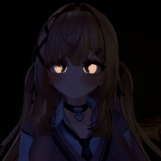 【どんなアバターでもOK】暗い所で目が光る「ぴかっと光る目」VRChat アバター用【PC/Quest】
