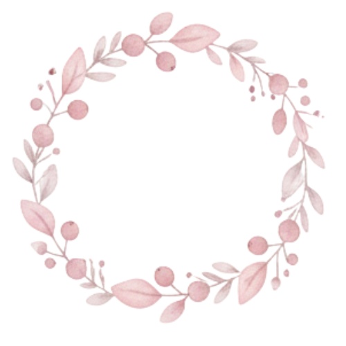 秋とリボンと女の子 クリップアート