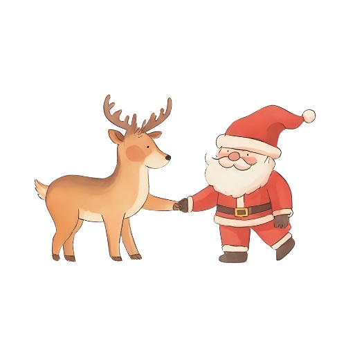 Dreamy Santa & Reindeer Life Collection