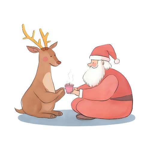 Dreamy Santa & Reindeer Life Collection