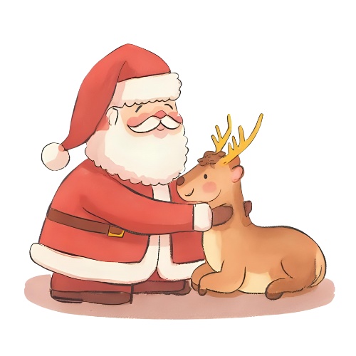 Dreamy Santa & Reindeer Life Collection