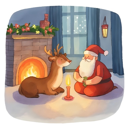 Dreamy Santa & Reindeer Life Collection