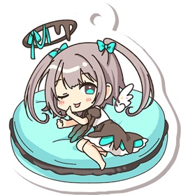 今日はヴァレンティヌスが処刑された日だよっ! アクリルキーホルダー