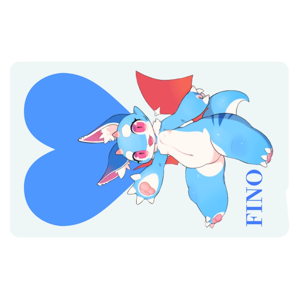 AnthroMate ICカードステッカー フィノちゃん