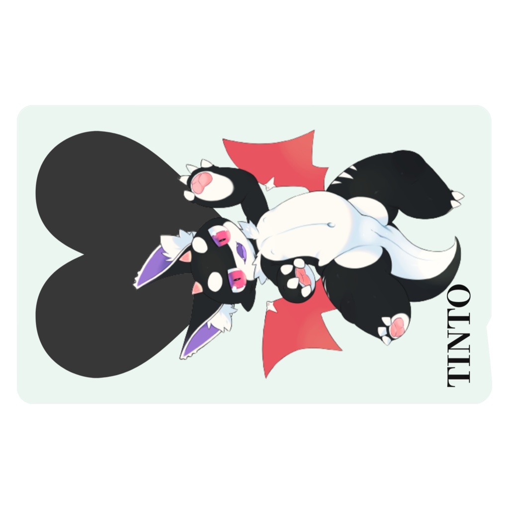 AnthroMate ICカードステッカー ティントくん