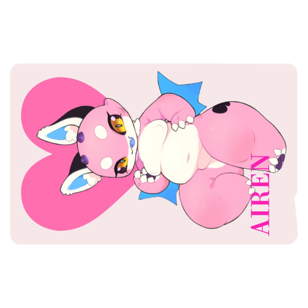 AnthroMate ICカードステッカー アイレンちゃん