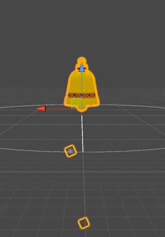 クリスマスベル+雪のパーティクル