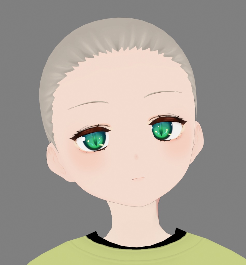 Basic Bishojo Eyelash/Eyelids VROID 'custom item'