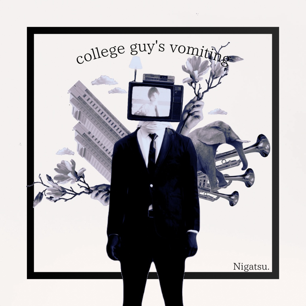 collage guy's vomiting