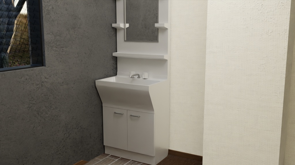 モダンハウス(家具付き)