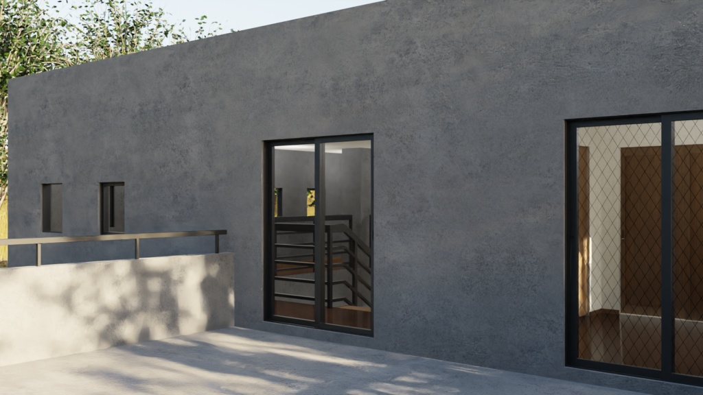 モダンハウス(家具付き)