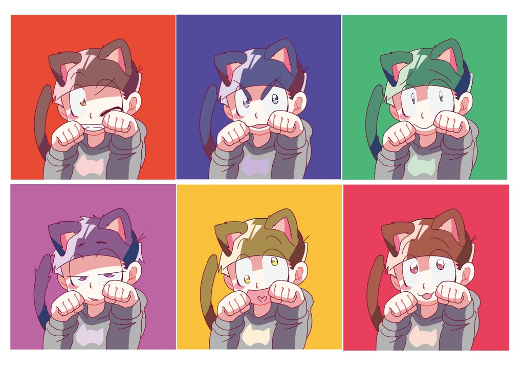 松にゃー缶バッチ