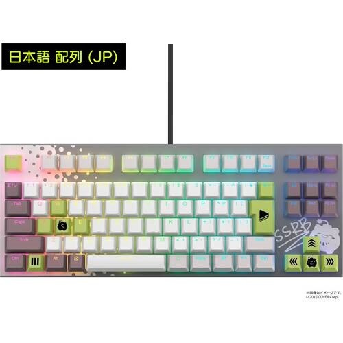 ゲーミングキーボード 獅白ぼたん モデル（日本語配列）X1UCS1　GX1 Keyboard