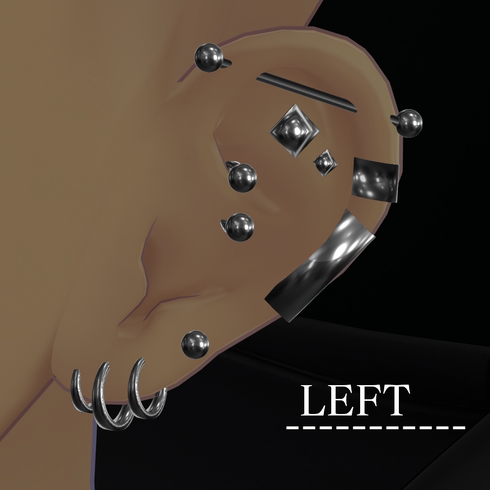 【無料・Free】MA設定済み Binah専用 イヤーピアスセット