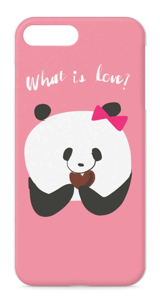 しあわせのぱんだスマホケース(ピンク)