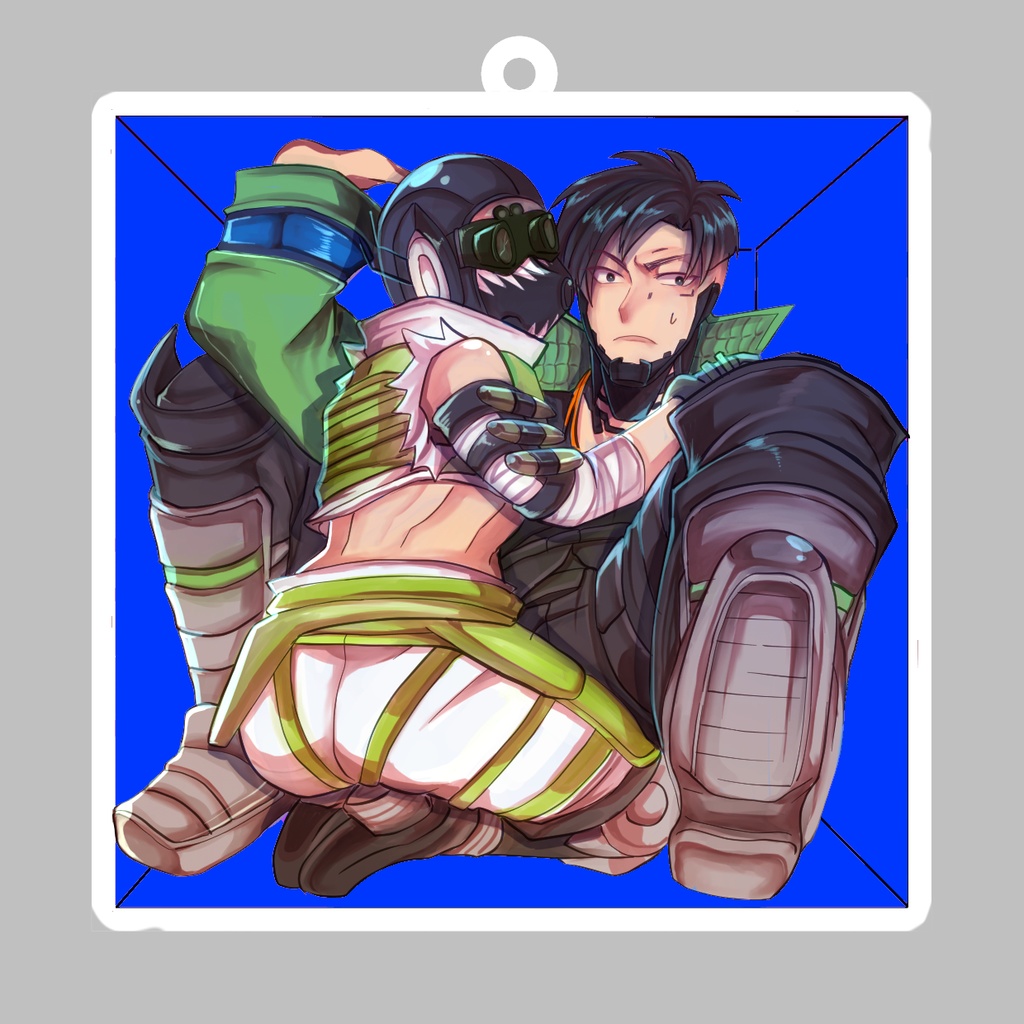 【APEXLegends】箱詰め クリプト×オクタン アクリルキーホルダー