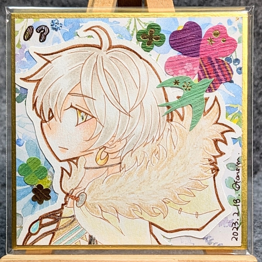 ゆめくろ色紙絵①~⑦