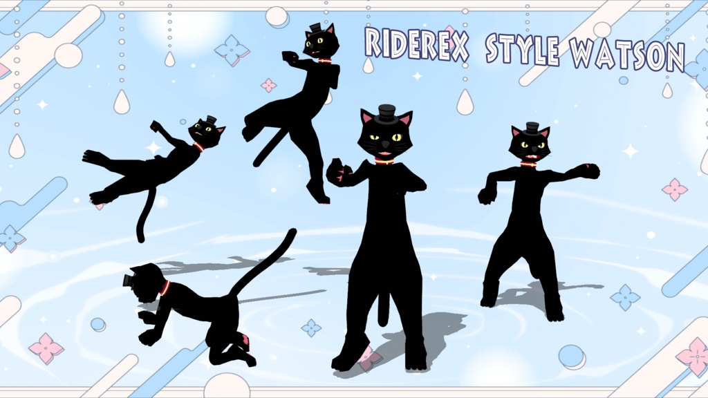 Blender3Dキャラクターモデル制作します★ゲームキャラ・VTuber向け【VRアプリ・MMD対応】