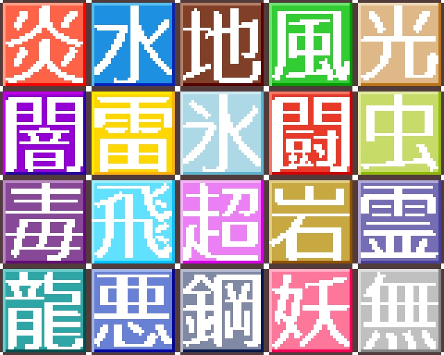 RPGツクールMV・MZ向け文字アイコン集