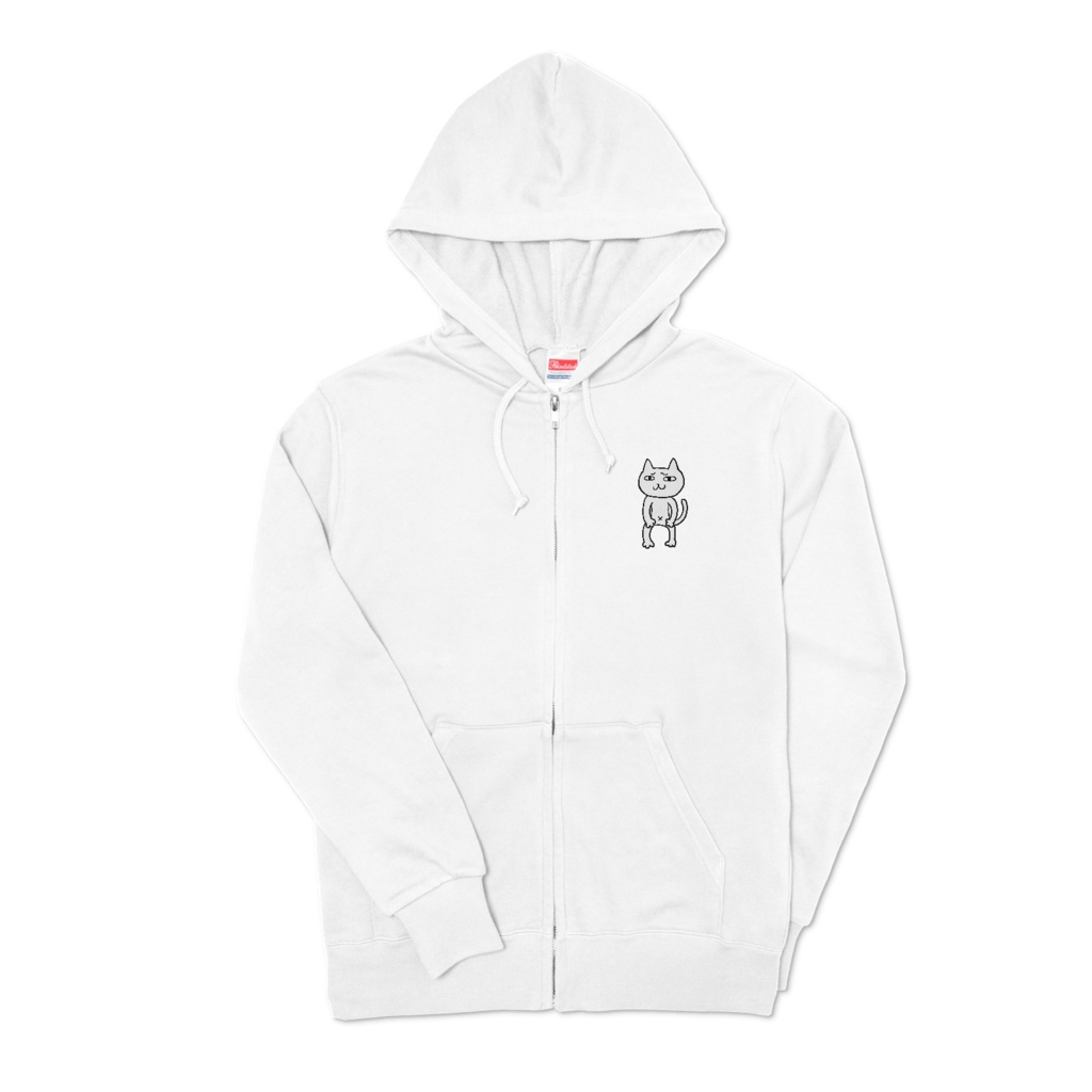 とってもシュールなカオスネコ。ジップパーカー(S~XL)
