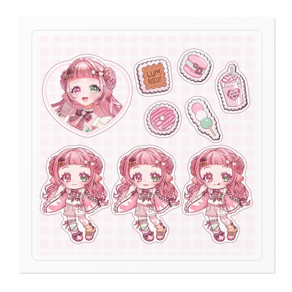 甘和らむ デフォルト衣装ステッカー