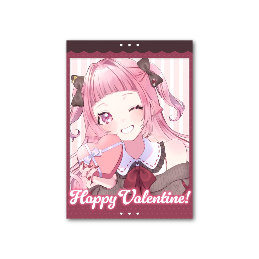 甘和らむ バレンタインフォト風カード【2026】