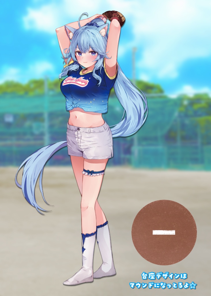 💙YouTube登録者数10万人記念アクリルスタンド💙