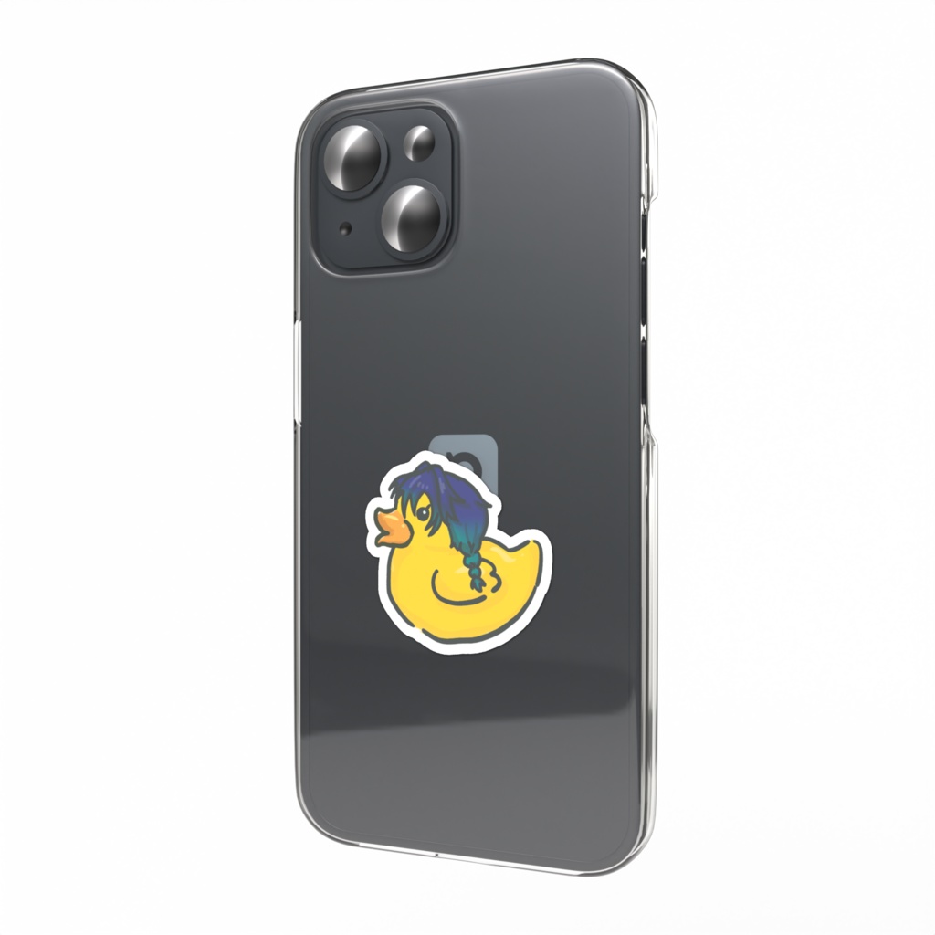 アヒルのおもちゃステッカー（ありたのすがた）