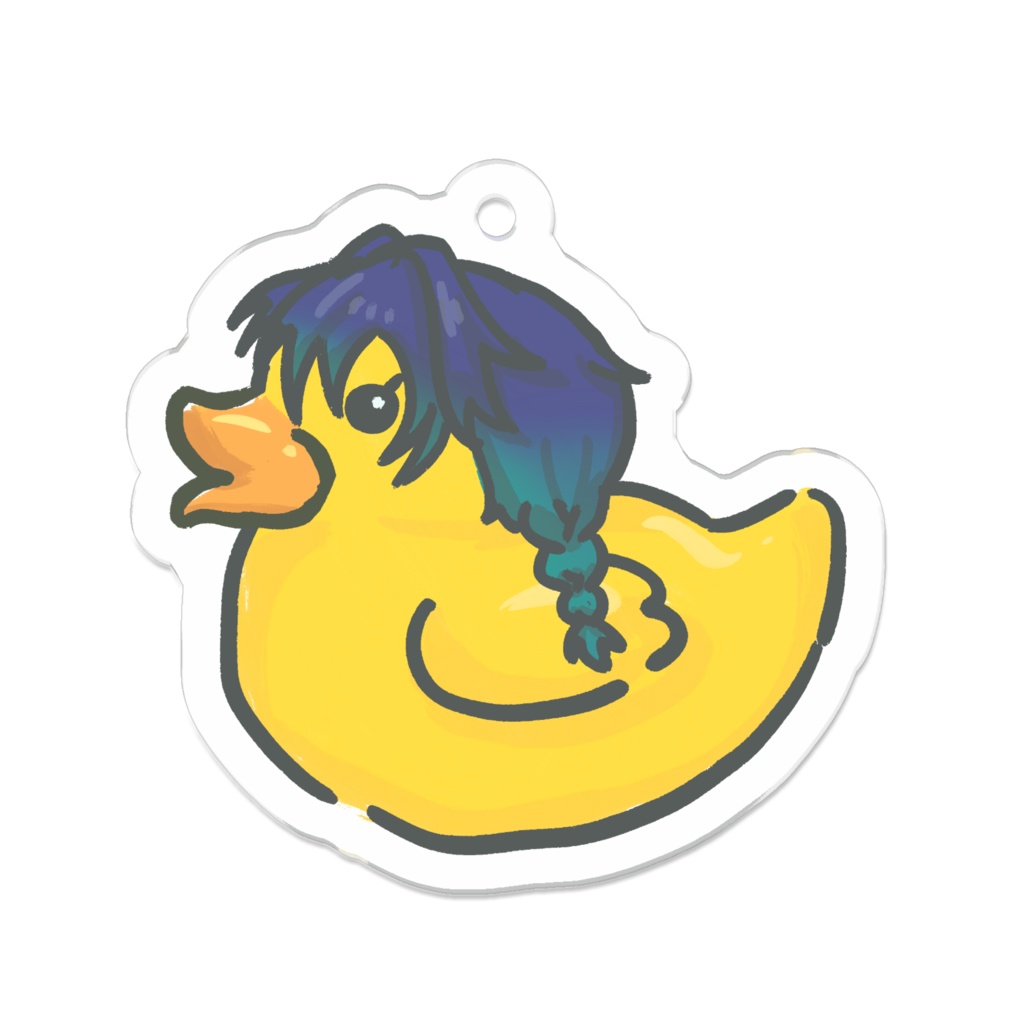 アヒルのおもちゃアクキー（ありたのすがた）