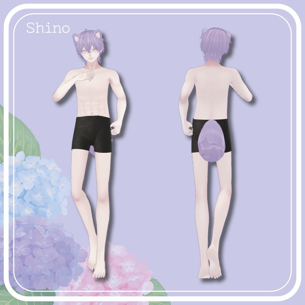 【発売記念セール】オリジナル3Dモデル『紫乃-Shino-』