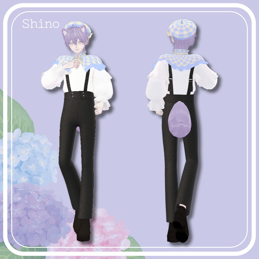 【発売記念セール】オリジナル3Dモデル『紫乃-Shino-』