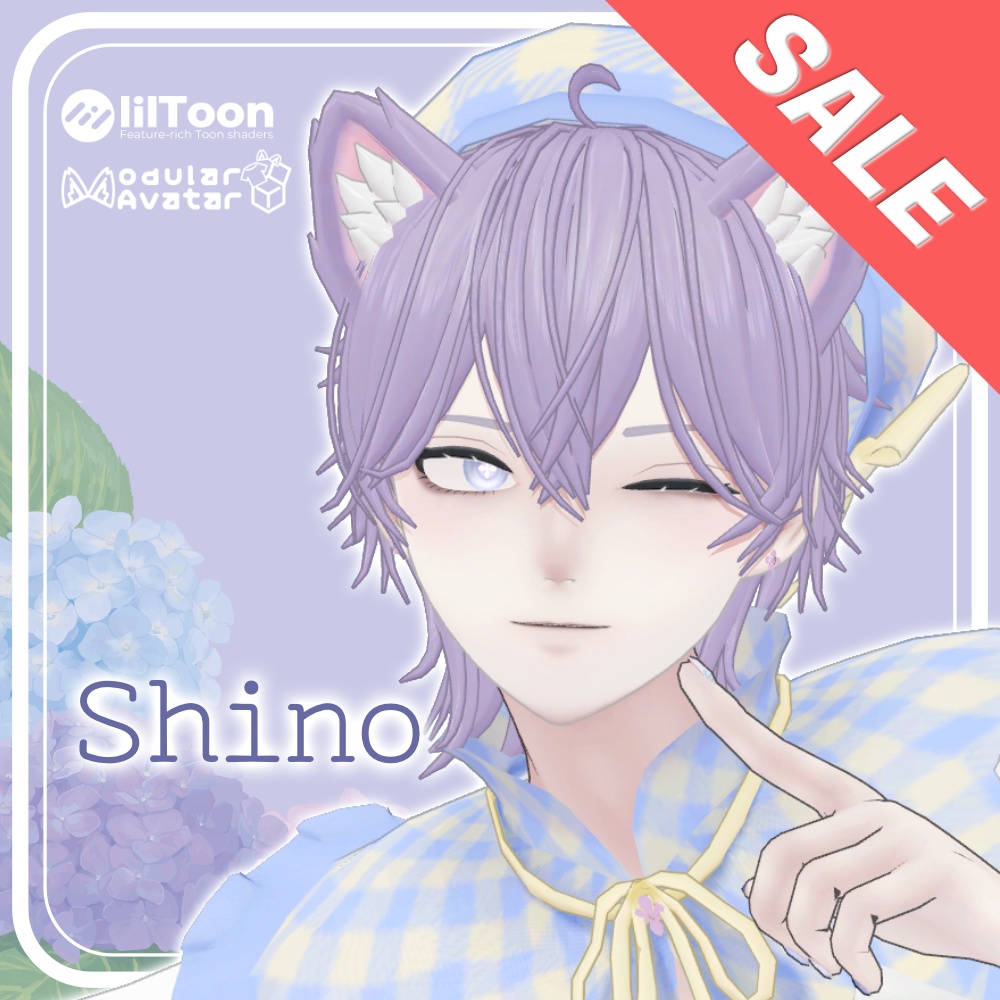 【発売記念セール】オリジナル3Dモデル『紫乃-Shino-』
