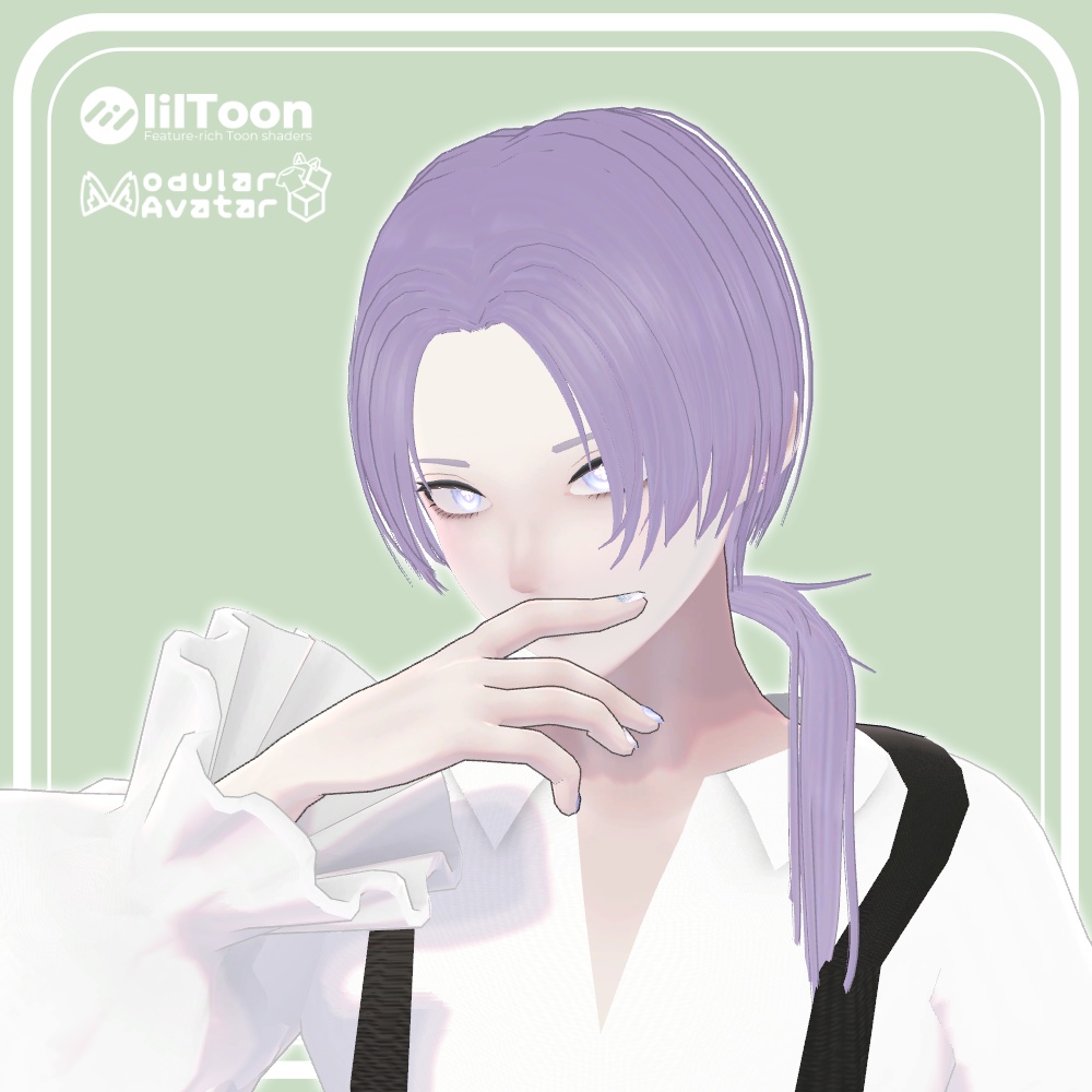 【紫乃専用】センター分けローポニー【FREE】