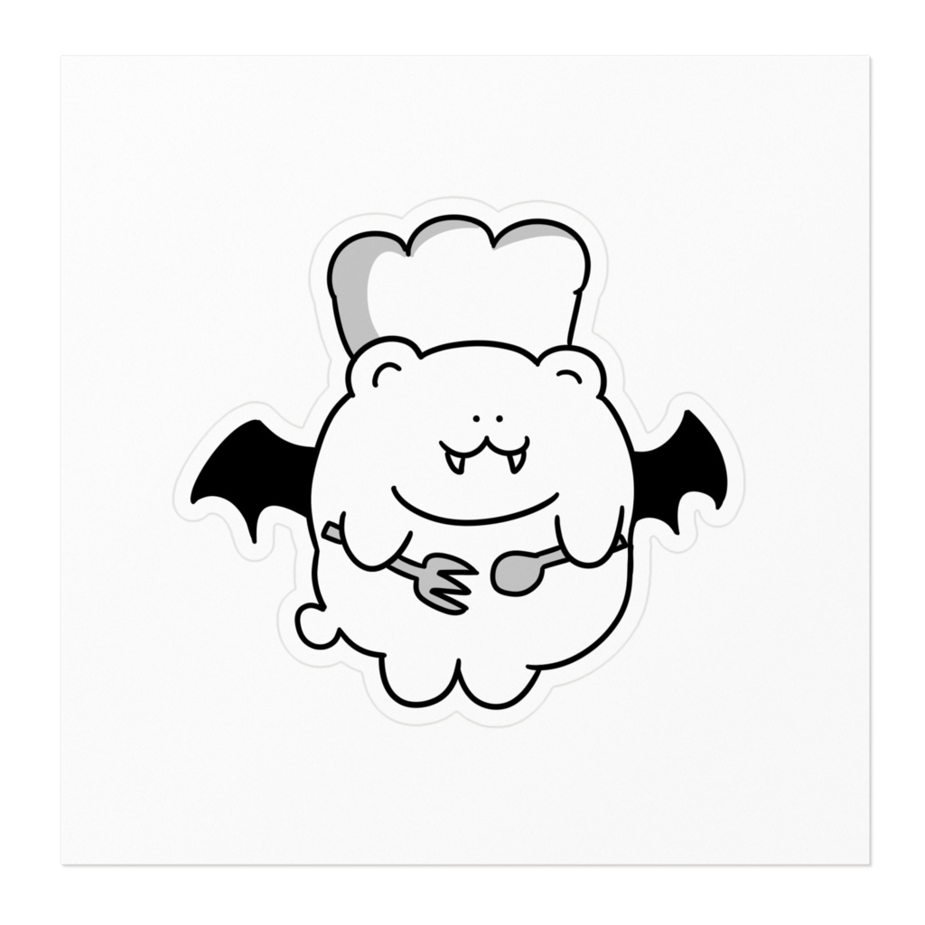 給仕悪魔ベアーステッカー