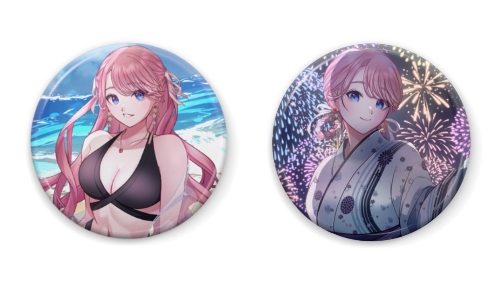 2025年限定〇水着 / 浴衣缶バッジ