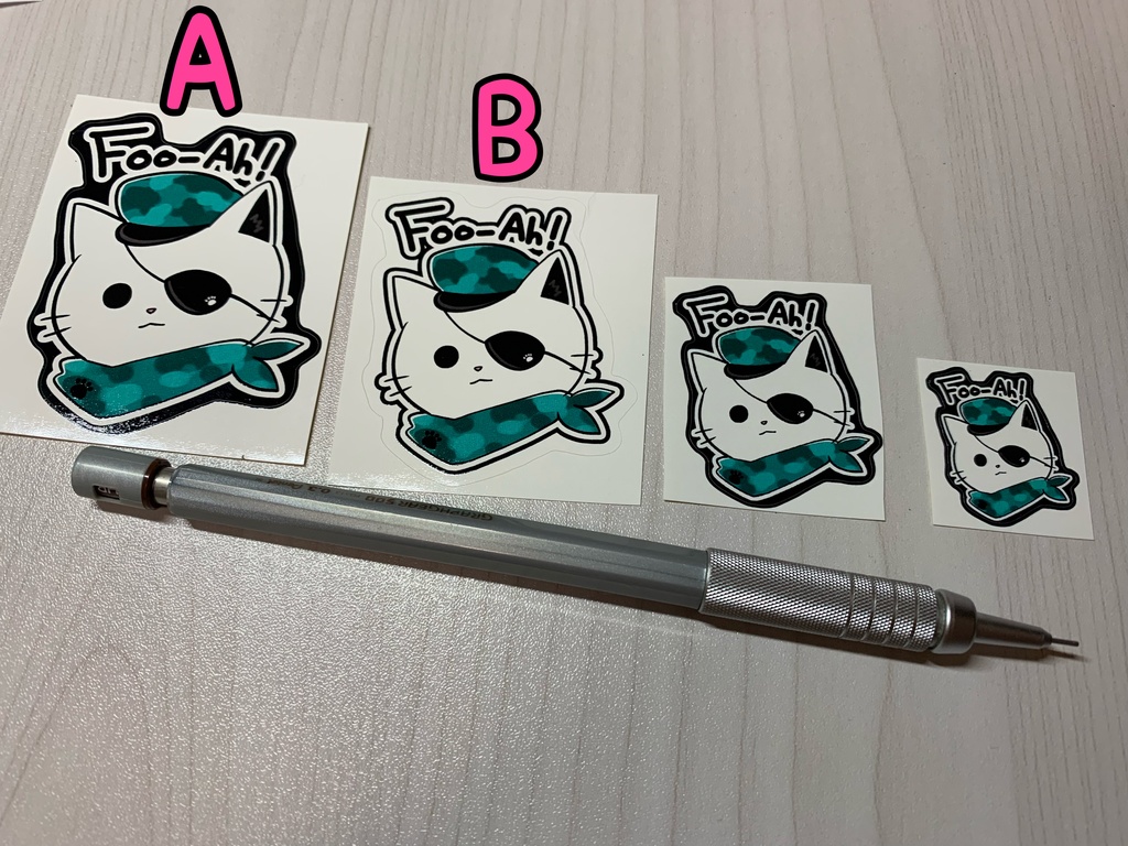 いくさねこステッカー◆ランダム2種